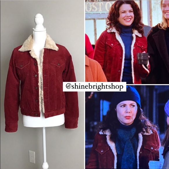 Jackets & Coats Rare Early 200s Vintage Red Corduroy Sherpa Jacket